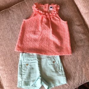 Janie and Jack top and shorts.